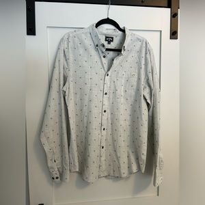 Billabong‎ Men’s Large Long Sleeve Dress Shirt